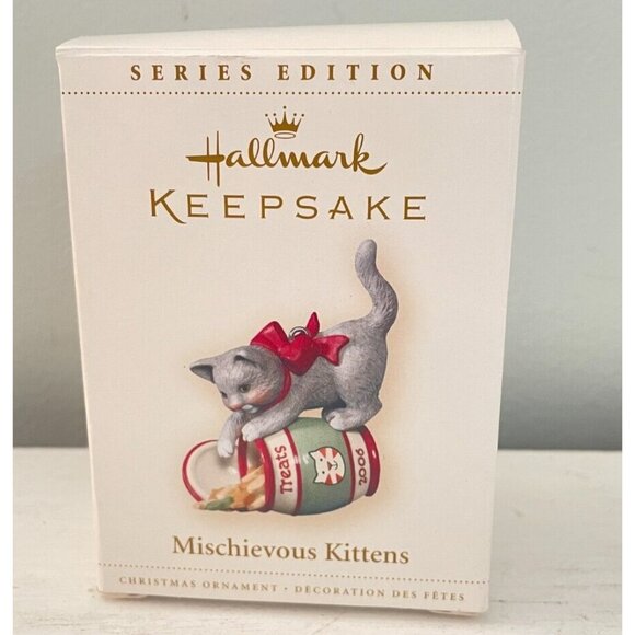 Hallmark Keepsake Ornament ~ Mischievous Kittens 2006 ~ 8th in the Series - Picture 9 of 9